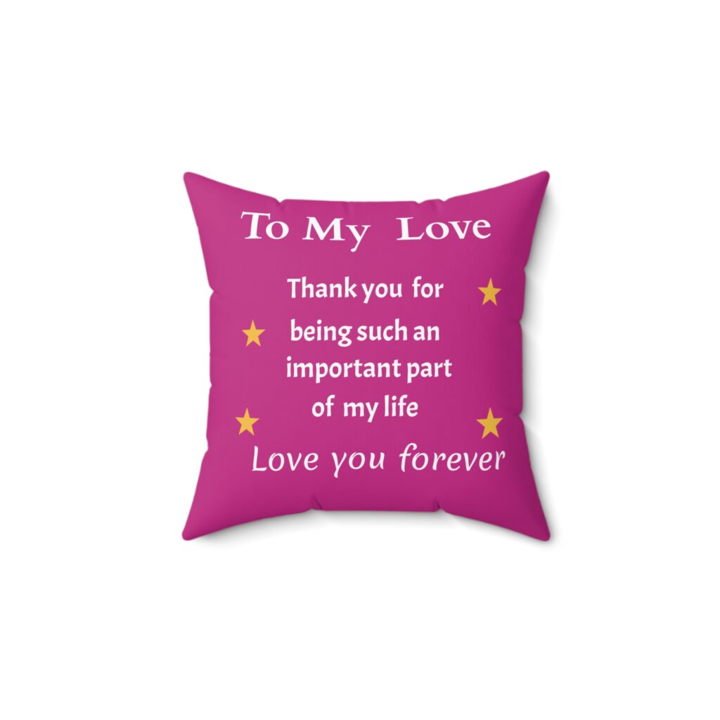 pillow for anniversary gift