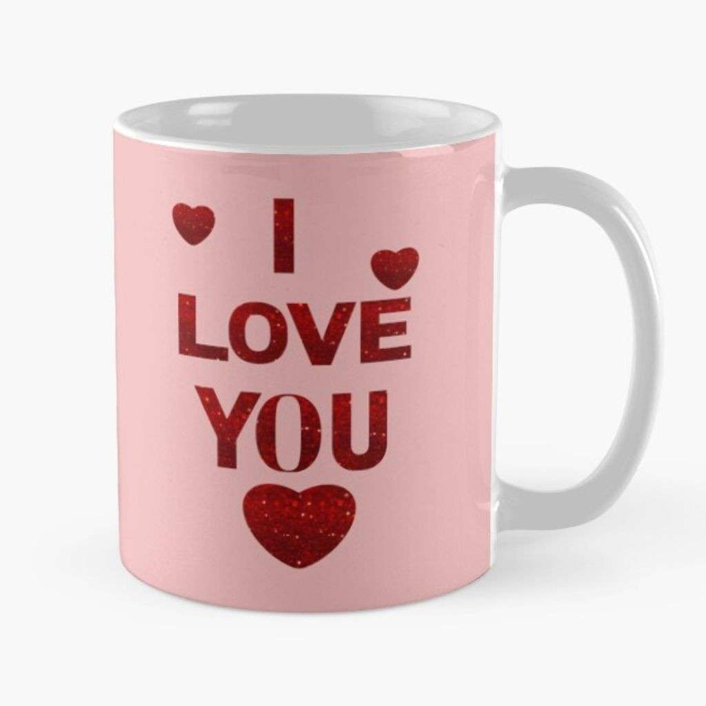 love mug with I love you