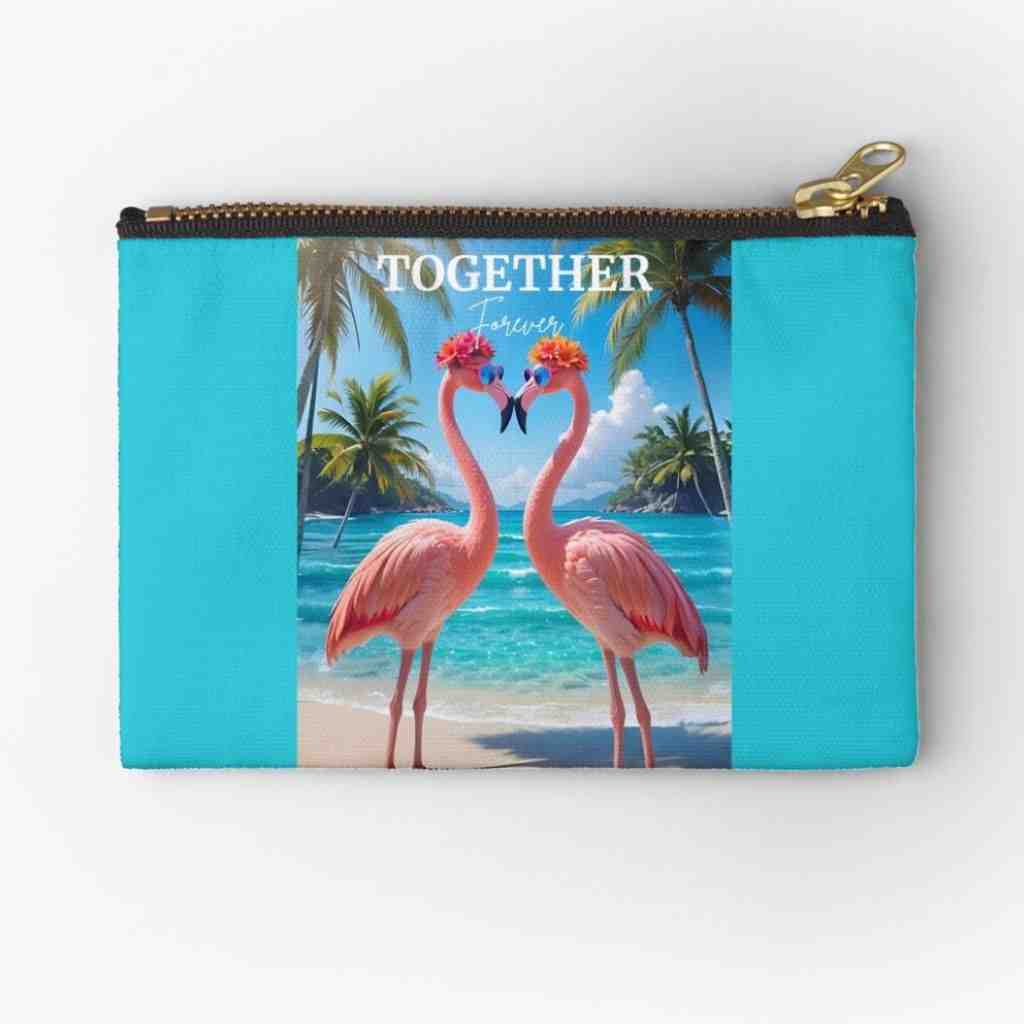 LOVE BIRD ZIPPER POUCH