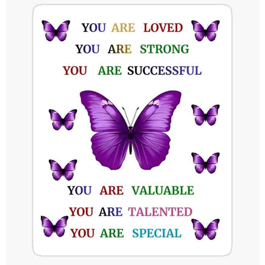 POSITIVE AFFIRMATIONS CANVAS PRINT TO ATTRACT POSITIVITY IN HOME