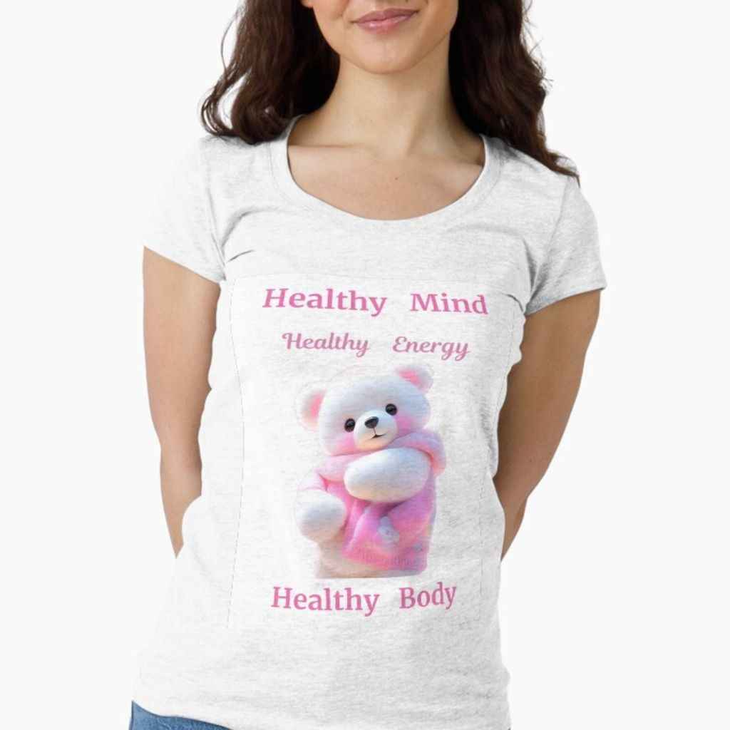 HEALTHY MIND HEALTHY ENERGY HEALTHY BODY QUOTED T-SHIRT TO ATTRACT GOOD HEALTH